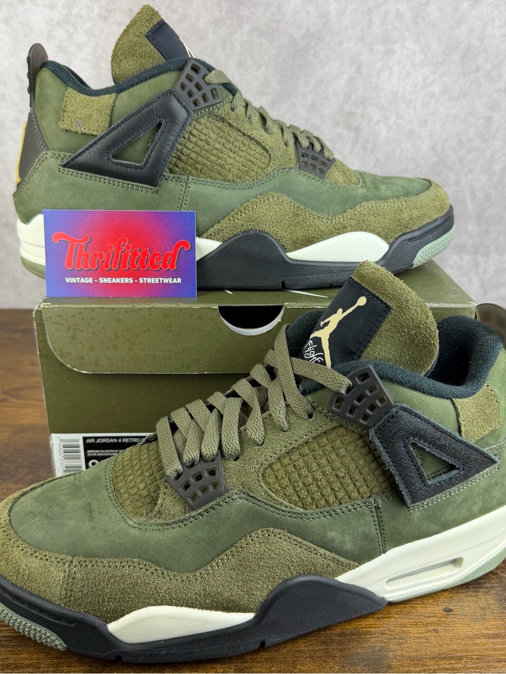 Air Jordan 4 Retro SE Craft Medium Olive Size 9.5 FB9927-200 Men’s Shoes OG Rare